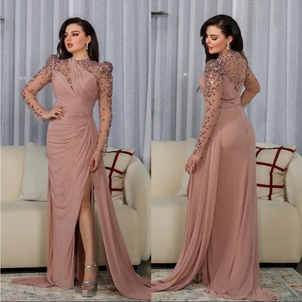 Sequin Pink Asymmetrical Dress